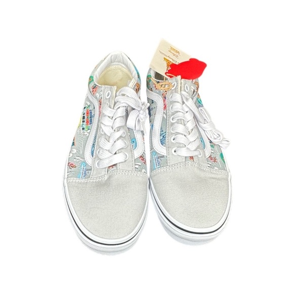 Vans 50th Anniversary Old Skool Disney World Parks Map Tennis Athletic Shoes 8.5 - Picture 7 of 7
